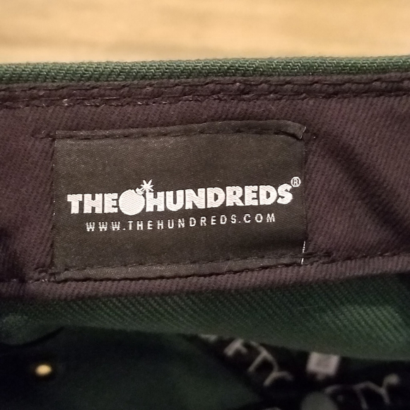 The Hundreds New Era Hat Size 7 1/8 Green White Blondie Beach Logo Fitted - Picture 9 of 12